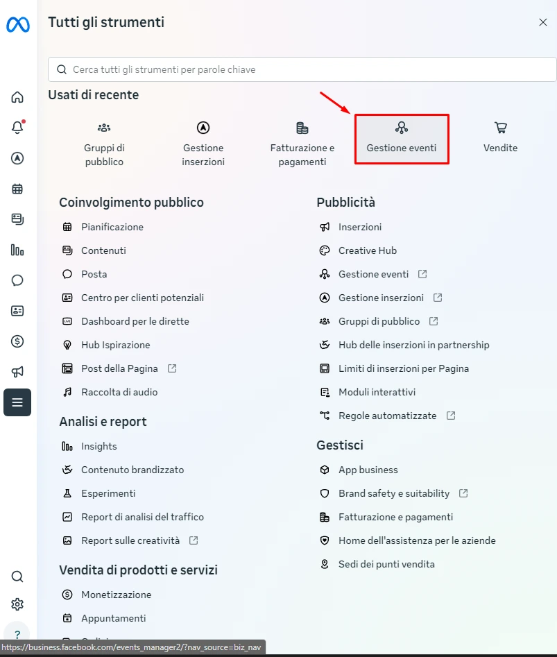 Meta Pixel Event Manager